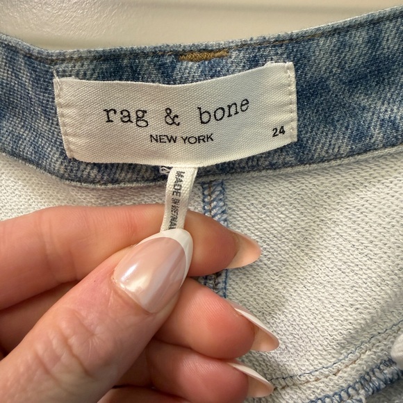 rag & bone Light Blue Flare Jeans - Picture 5 of 5